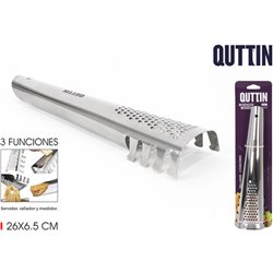 RALLADOR 3 FUNCIONES 26CM QUTTIN