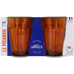 SET 4 VASO 36CL AMBAR PICARDIE