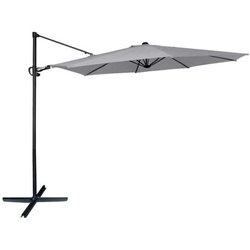 PARASOL EXCÉNTRICO 300 CM ROMA CON MÁSTIL DE ALUMINIO 4,8 CM COLOR ANTRACITA