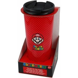 VASO CAFE ACERO INOXIDABLE SUPER MARIO BROS NINTENDO 425ML