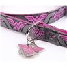 CORREA PARA PERROS M WONDER WOMAN DARK PINK