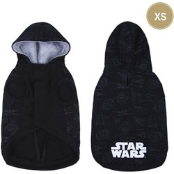 SUDADERA PARA PERRO XS COTTON BRUSHED STAR WARS DARTH VADER BLACK