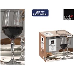 P24 SET 6 COPAS VINO 60CL GOTICA