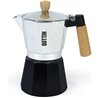 CAFETERA ALUM.6 SERV.INDUC.M/MADERA QUTTIN