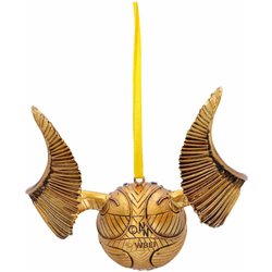 ADORNO NAVIDAD SNITCH DORADA HARRY POTTER