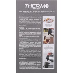 JARRA TERMO INOX 1.5LT C/PULSADOR THERMOSPORT