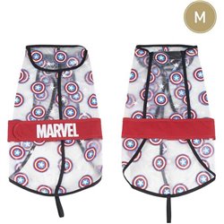 IMPERMEABLE AJUSTABLE PARA PERRO M AVENGERS CAPITAN AMERICA RED