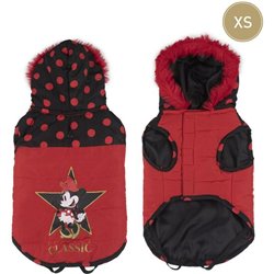 ABRIGO ACOLCHADO PARA PERRO XS MINNIE RED