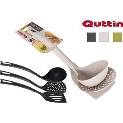 SET 3 UTENSILIOS NYLON QUTTIN COLORES SURTIDOS