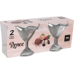 SET 2 COPAS HELADO RENEE MD