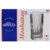 SET 6 VASOS TRANSPARENTE 30.5CL MANHATTAN