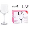 SET 6 COPAS VINO 295CC LAL