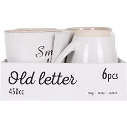 MUG JUMBO 450CC OLD LETTER