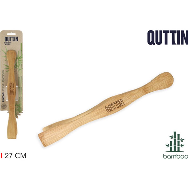 PINZAS BAMBU 27CM QUTTIN