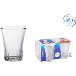 SET 4 VASOS TRANSPARENTE 13CL AMALFI