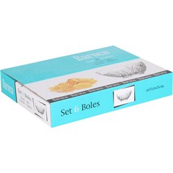 SET 6 BOLS 10.6CM BAROCO