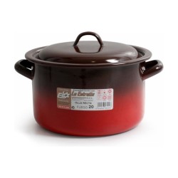 OLLA RECTA C/TAPA 20CM - 3,5L FUEGO