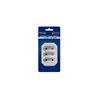 ADAPTADOR 3 TOMAS EUROPLUG A SCHUKO 10A (FRONTAL) BLANCO 7HSEVENON ELEC