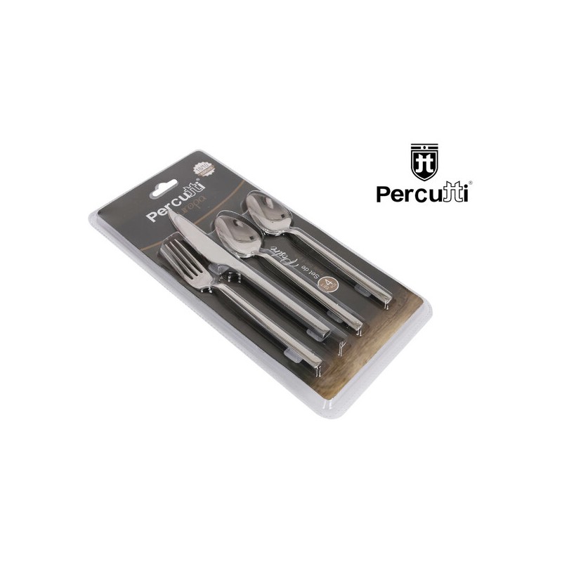 SET CUBIERTOS POSTRE ACERO INOX PERCUTTI