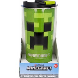 VASO TERMO ACERO INOXIDABLE MINECRAFT 425ML