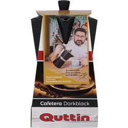 CAFETERA 6 SERV.INDUCCION DARKBLACK QUTTIN