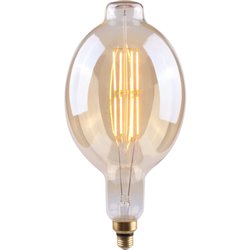 BOMBILLA LED DECORATIVA BT180 REGULABLE ORO E27 8W 500LM 2100K 15000H