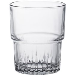 SET 6 VASOS TRANSPARENTE 16CL APILABLE