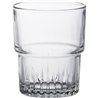 SET 6 VASOS TRANSPARENTE 16CL APILABLE