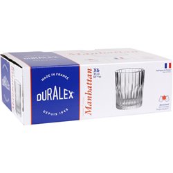 SET 6 VASOS TRANSPARENTE 31CL MANHATTAN