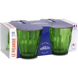 SET 4 VASO 31CL VERDE PICARDIE