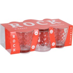 SET 6 VASOS 290CC ROCK DIAMANTS