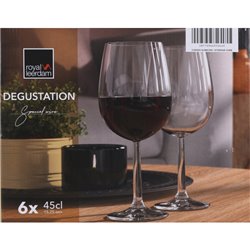 EK SET 6 COPAS VINO 45CL DEGUSTATION