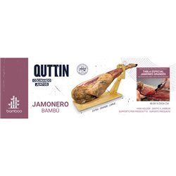 SOPORTE JAMONERO BAMBU QUTTIN