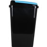 CUBO BASURA RECTANGULAR BIDO 45L NEGRO/AZUL