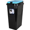 CUBO BASURA RECTANGULAR BIDO 45L NEGRO/AZUL