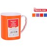 MUG PLÁSTICO 350ML BICOLOR PRIVILEGE - COLORES SURTIDOS