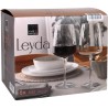 SET 6 COPAS VINO 60CL LEYDA