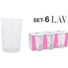 SET 6 VASOS AGUA 205CC SEDEF