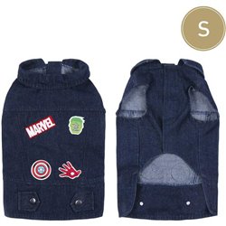 CHAQUETA VAQUERA PARA PERROS S MARVEL BLUE