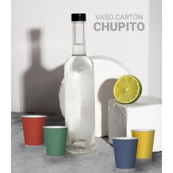 SET-40 VASO CARTON CHUPITO COL.50CC ALGON