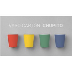 SET-40 VASO CARTON CHUPITO COL.50CC ALGON