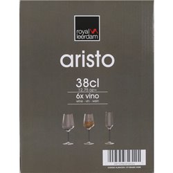 SET 6 COPAS VINO 38CL ARISTO