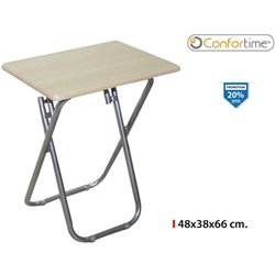 MESA MADERA PLEGABLE 48X38X66CM CONFORTIME