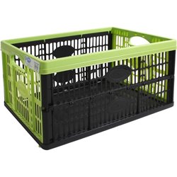 CAJA PLEGABLE 32L 47.5X35X23.6CM VOILА VERDE/NEGRO