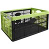 CAJA PLEGABLE 32L 47.5X35X23.6CM VOILА VERDE/NEGRO