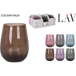 VASO 360CC SURTIDO COLORES PASTEL GAIA 