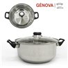 BATERIA COCINA 12PC ACERO INDUCCION GENOVA