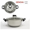 BATERIA COCINA 12PC ACERO INDUCCION GENOVA