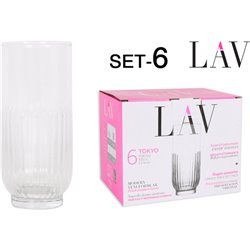 SET 6 VASOS 395CC TOKYO