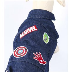 CHAQUETA VAQUERA PARA PERROS M MARVEL BLUE